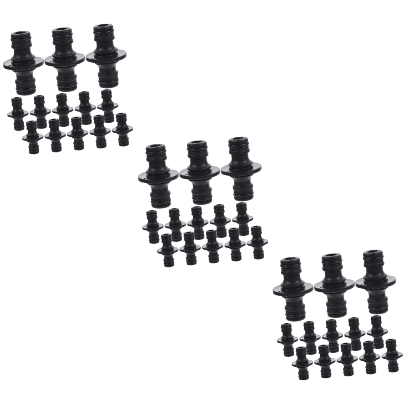 Milisten 3 Set Connettori per Flessibile Raccordi Resistenti all Facili da Installare E Perdite per Irrigazione 25 Pezzi*3