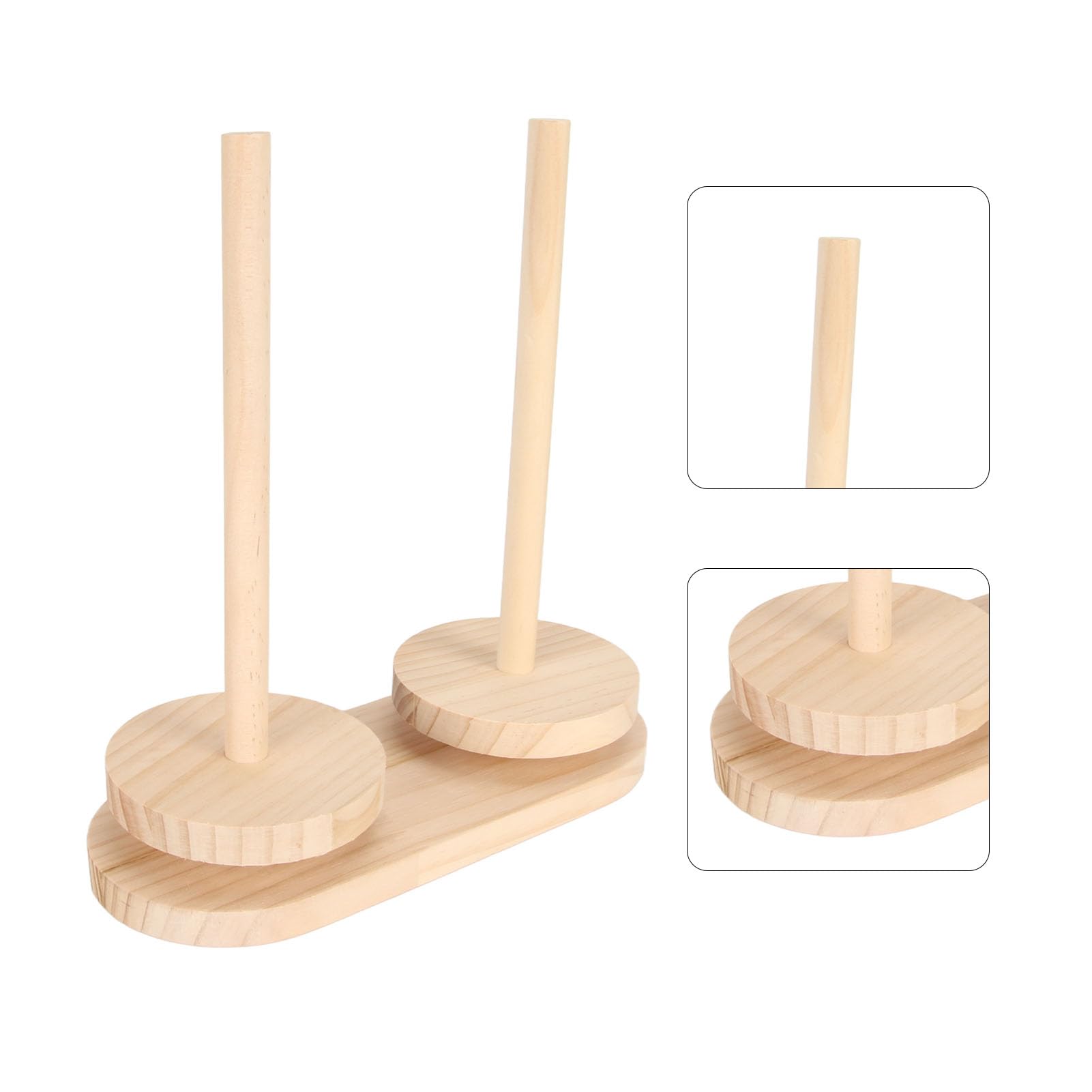 Soporte Para Hilo, Hilandero De Hilo, Enrollador De Hilo Giratorio Para Ganchillo, Suministros De Ganchillo De Gran Capacidad, Soporte Portátil Para Hilo De Ganchillo Doble, Dispensador De Hilo Para A