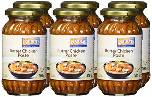 ASHOKA Butterchicken Paste, 6er Pack (6 x 300 g)