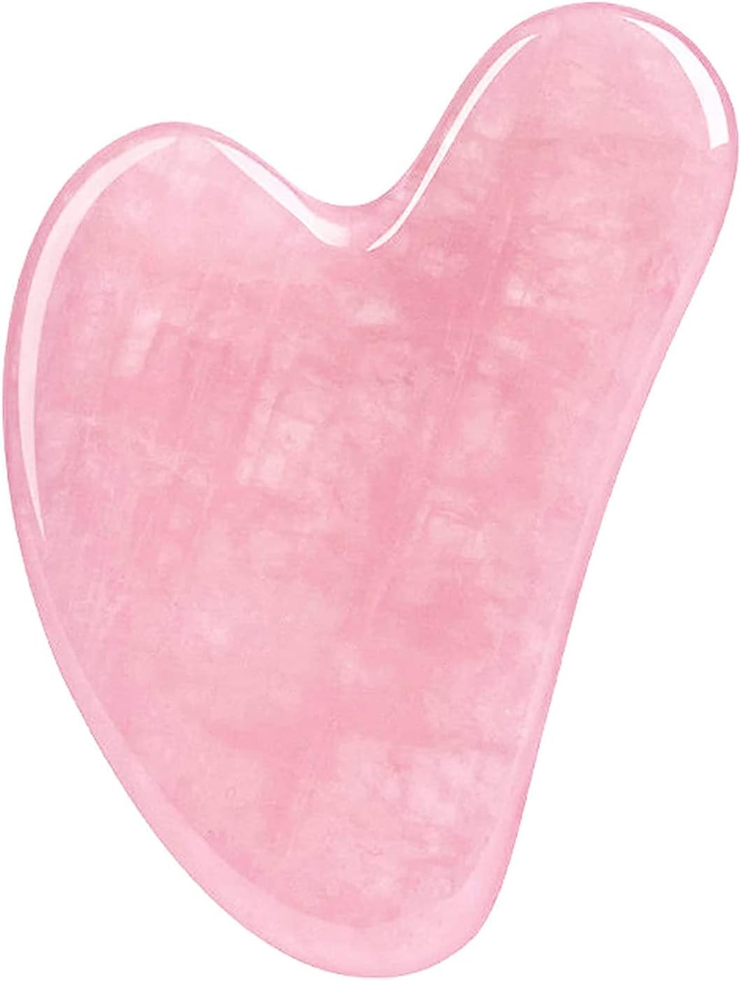 Goreem 4 Pcs Gua Sha Facial Tool,Guasha Tool for Face,Facial and Body Massager,Natural Stones Rose Quartz,Scraping and SPA