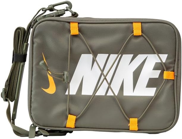 Nike Smart Adjustable Shoulder Strap Insulated Lunch Bag - Olive Green - One Size