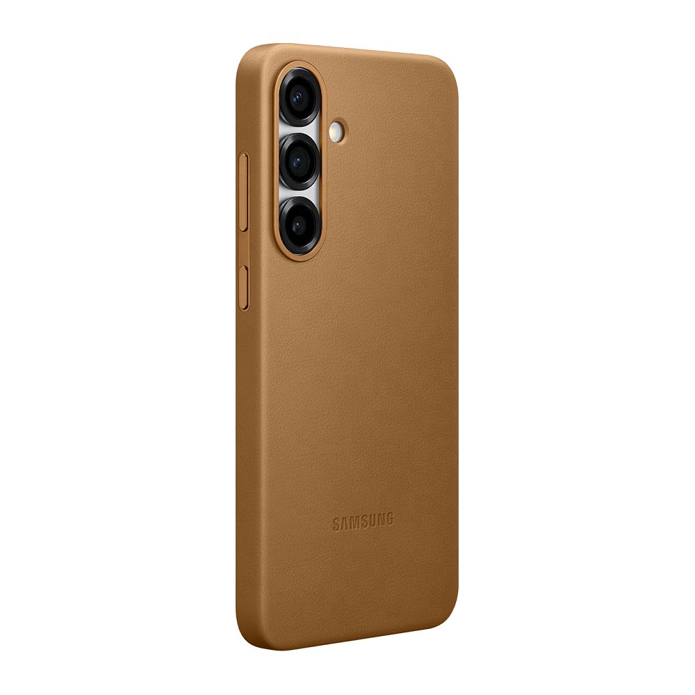 Samsung Kindsuit Kolorowe miękkie etui do Galaxy S25 +, Camel