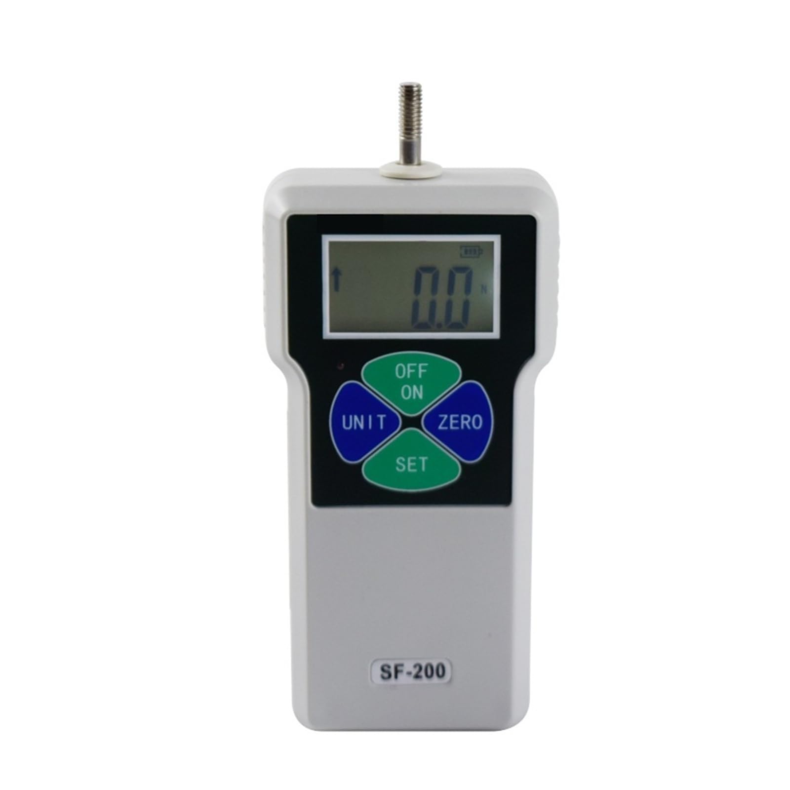 Digital Push Pull Force Gauge Tool Auto Backlit LCD Portable Dynamometer for Lab Tension and Compression Destructive Tests Various Test(30N)