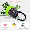 VOSO Carabiner Watch Luminous Clip on Quartz Watch Compass, Glow in The Dark Clip On Unisex Pocket Backpack Buckle Belt Watch for Doctors Chefs Outdoor Climbing #4