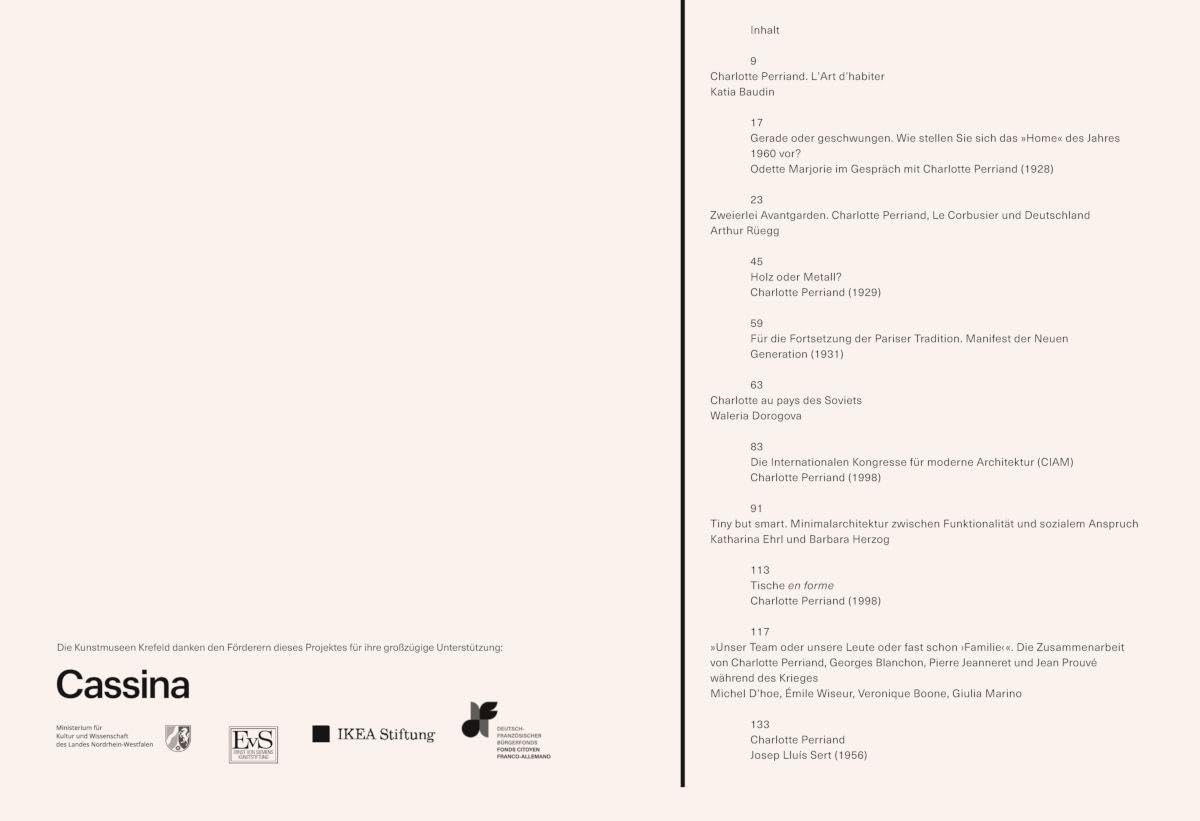 Charlotte Perriand. Die Kunst des Wohnens: Deutsche Ausgabe: Ausstellungskatalog | Deutsche Ausgabe