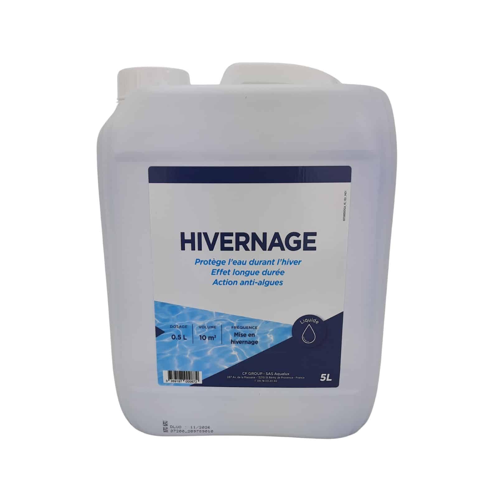 Produit Hivernage Piscine - Anti Algues - Anti Dépôts - Bidon 5 litres - Gamme Access