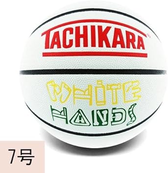 Amazon Tachikara タチカラ ホワイトハンズ バスケットボール Rasta ホワイト レッド イエロー 7号球 Tachikara ボール