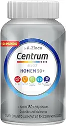 Centrum Homem 50 Mais Multivitaminico, com Vitamina D, Vitamina B12, Calcio e Magnesio, 150 Comprimidos