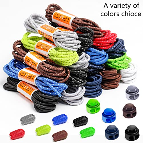 Image of UpUGo Elastic Shoe Laces, No Tie Shoe Laces Tieless for Kids, Adults, Elderly, One Size Fit All
