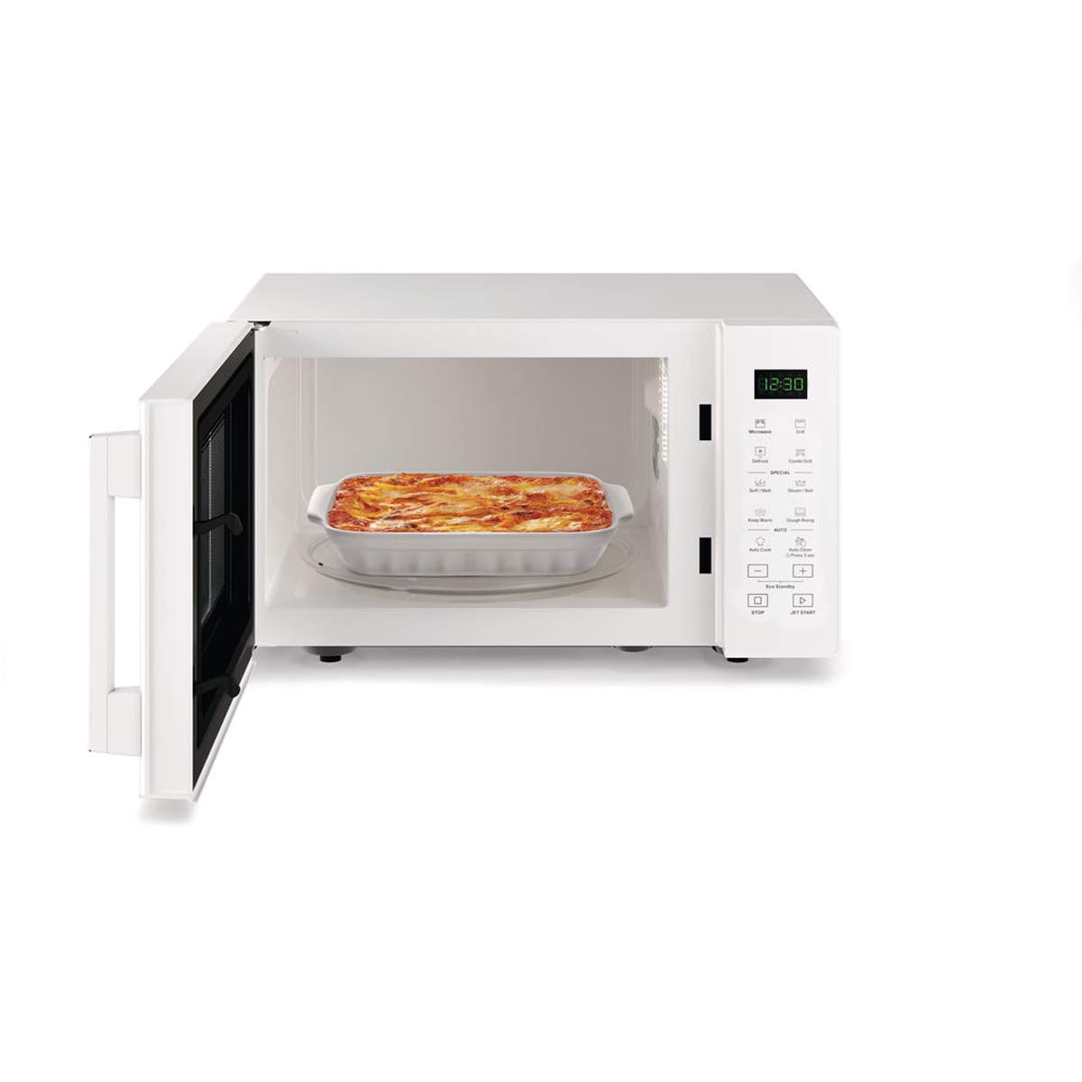 Piatto Girevole Universale Per Microonde First4Spares, In Vetro, Bianco, Con Supporto A Rulli, Sostituisce 50280598009 - 2