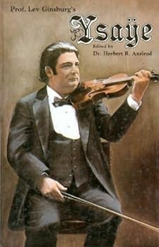 Hardcover Professor Lev Ginsburg's Ysaye Book