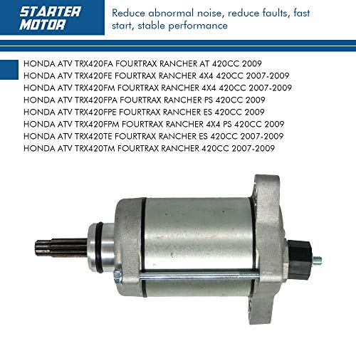 image for TOPSCOPE New Starter Motor For 2007-2009 HONDA ATV TRX420FE FM FOURTRA