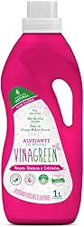 Alvejante Natural Sem Cloro 1l Para Roupas Brancas e Coloridas Fórmula Com Vinagre e Bicarbonato Tecidos Brancos Coloridos Restaura Cores Tira Manchas Natural
