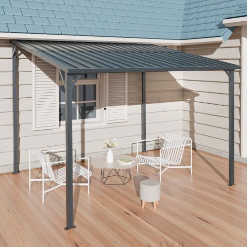 Amazon.co.jp: テラス屋根 金属製 ベランダ 屋根 ひさし大型 重量型