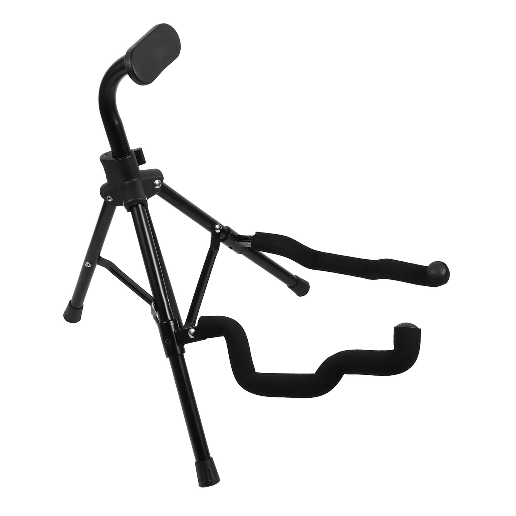 HANABASS 1pezzi Supporto per Chitarra Staffe in Gomma Organizer per Strumenti Musicali Gancio per Appendiabiti per Chitarra Stand Pieghevole Supporto da Pavimento