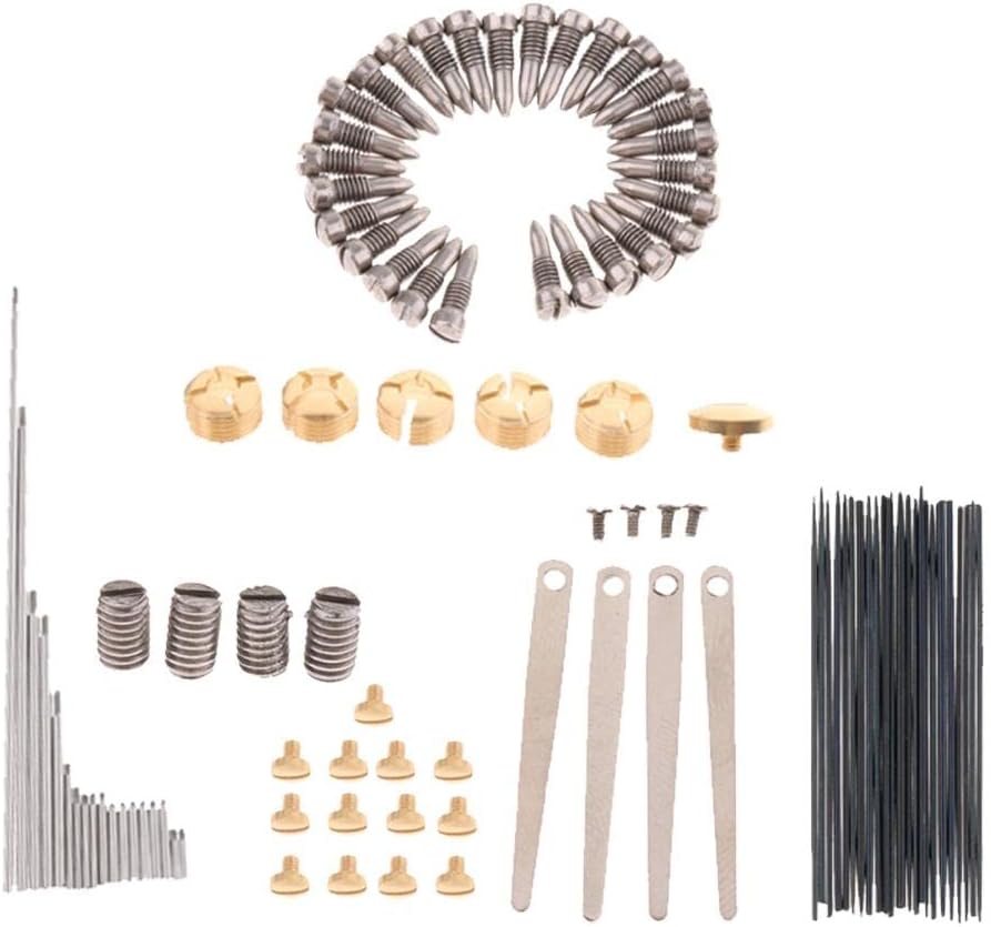 アルトサックス修理キット:正確なメンテナンスのためのサックス交換ツールセット - 重量メタルパーツ&amp;コンパクトサイズ - サ