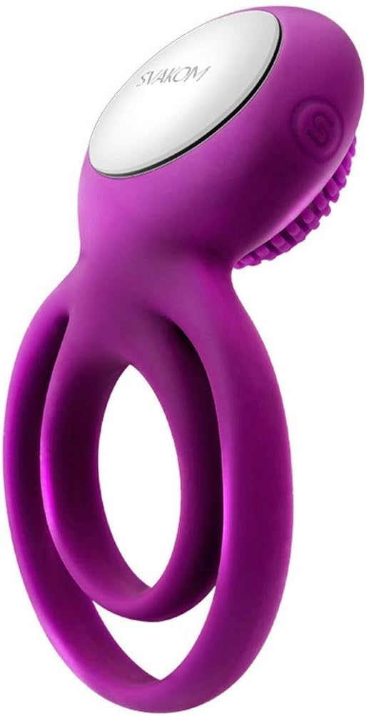 Doble anillo de pene para parejas 5 vibraciones anillo vibrador ...