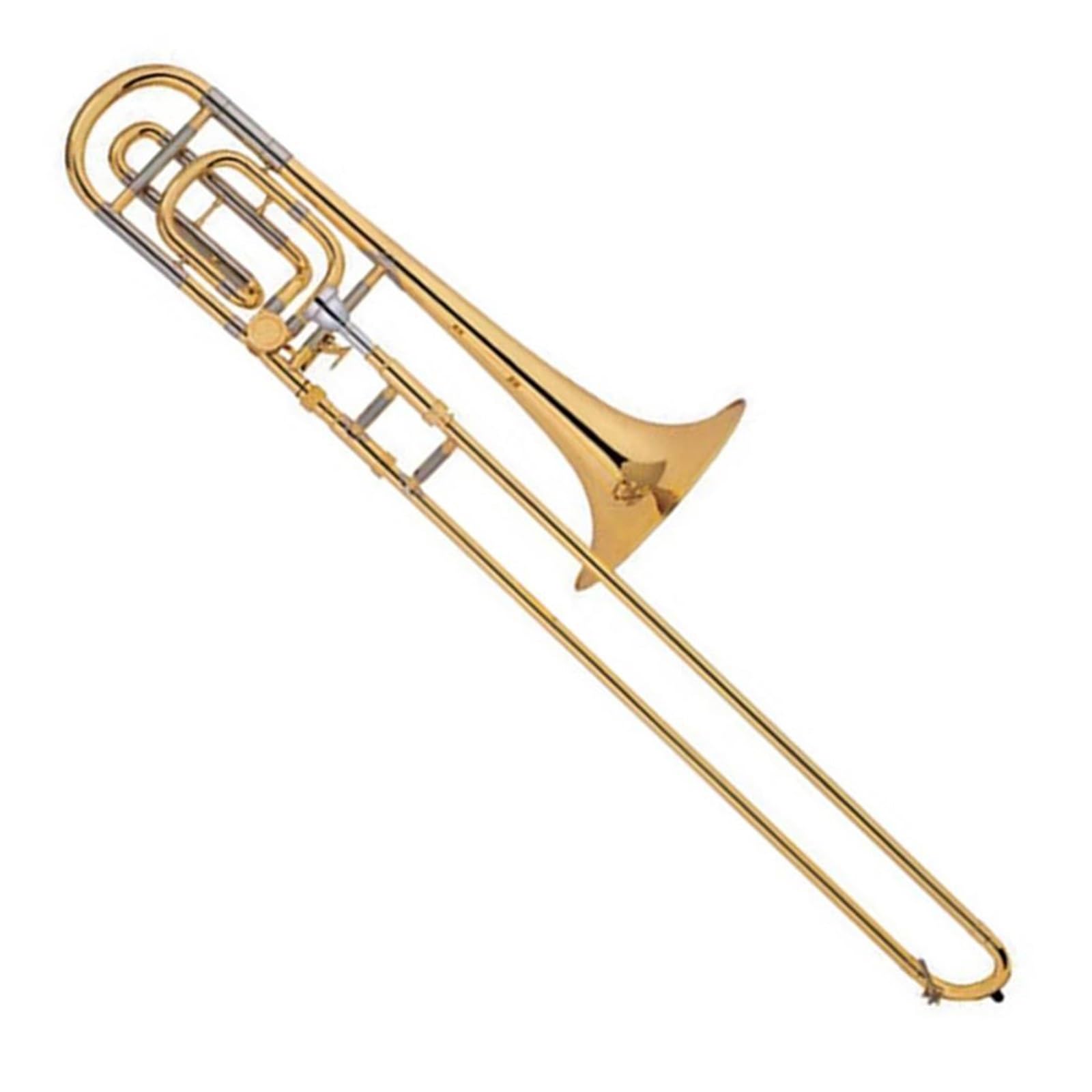 Trombón Vara De Afinación Para Trombón Tenor Lacada En Oro Instrumento De Viento Metal Profesional