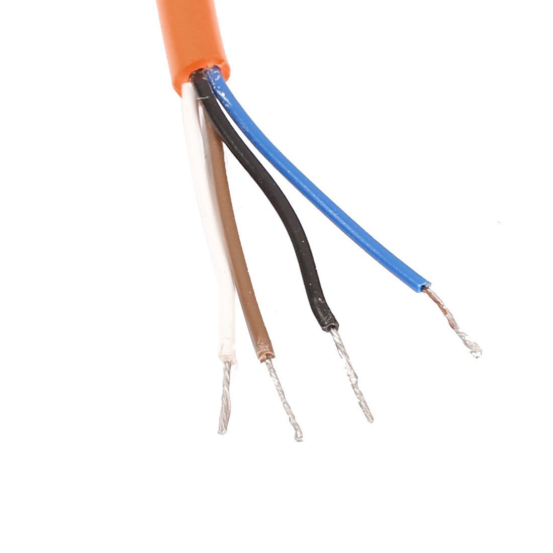 M12 Buchse gerade 4-polig Stecker Luftfahrtbuchse Elektrokabel 5M
