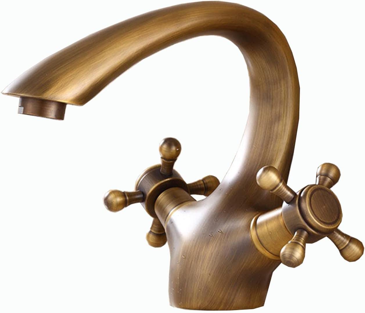 Mitigeur de salle de bain brass bathroom sink faucet JCAKES double handle antique kitchen faucet