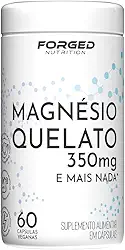 Magnésio Quelato 350mg 60 Vegan Caps - Forged Nutrition