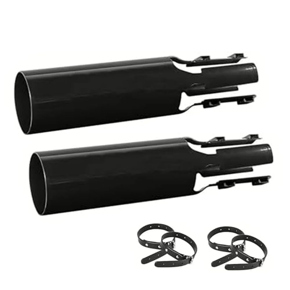 Leaf Blower Air Booster, Air Flow Booster for Blower, Universal Cordless High-Flow Air Booster Attachment, Turbo Nozzle Extension Boosts Speed & Power for Yard, Lawn Cleanup (Black,2PCS)