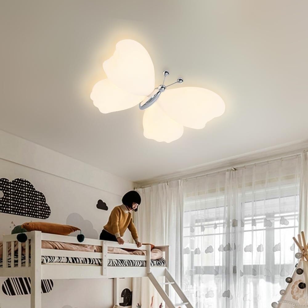 LED Flush Mount Ceiling Light, Acrylic Modern Ceiling Lighting, 3-color Dimming Ceiling Lamp,for Living Room Dining Room Study Villa Bedroom Corridor Children's Room Fixture(Chrome)
