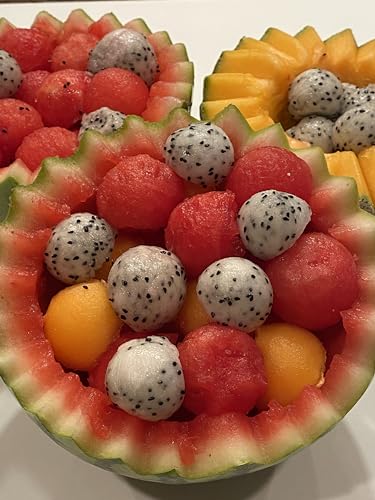 Watermelon Carving Tool Set/Green/Stainless Steel Melon/Fruit Carver Baller Scoop Kit