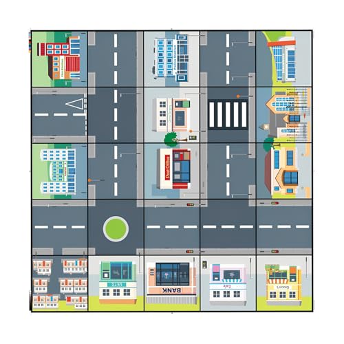 People Who Help Us Themed Activity Floor Mat (75 x 75 cm) - Compatible for Bee-Bots & Blue-Bots Activities - Perfect for Classroom, Playroom, Bedroom, Home Decoration & Teaching Tool