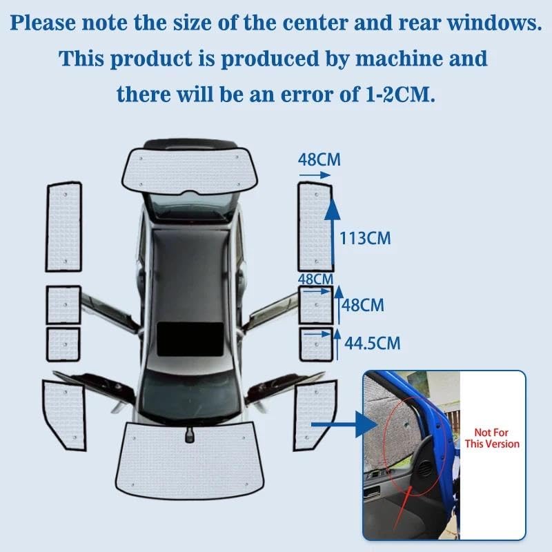 Pare-Soleil Anti Chaleur VW T5 LWB solution fraîcheur habitacle - 2