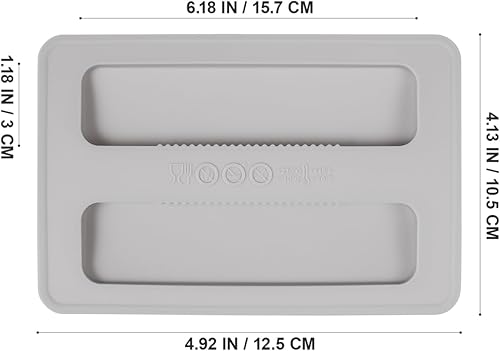 Miniatura 2 de BESTonZON Tapa de silicona para tostadora de 2 rebanadas, cubierta de suciedad para tostadora, cubierta para aparatos de cocina, cubierta para