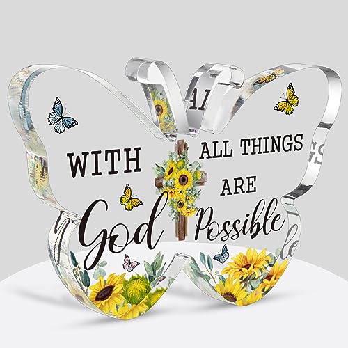 Barydat Acrylic Christian Gifts Bible Verses Religious Gifts for ...