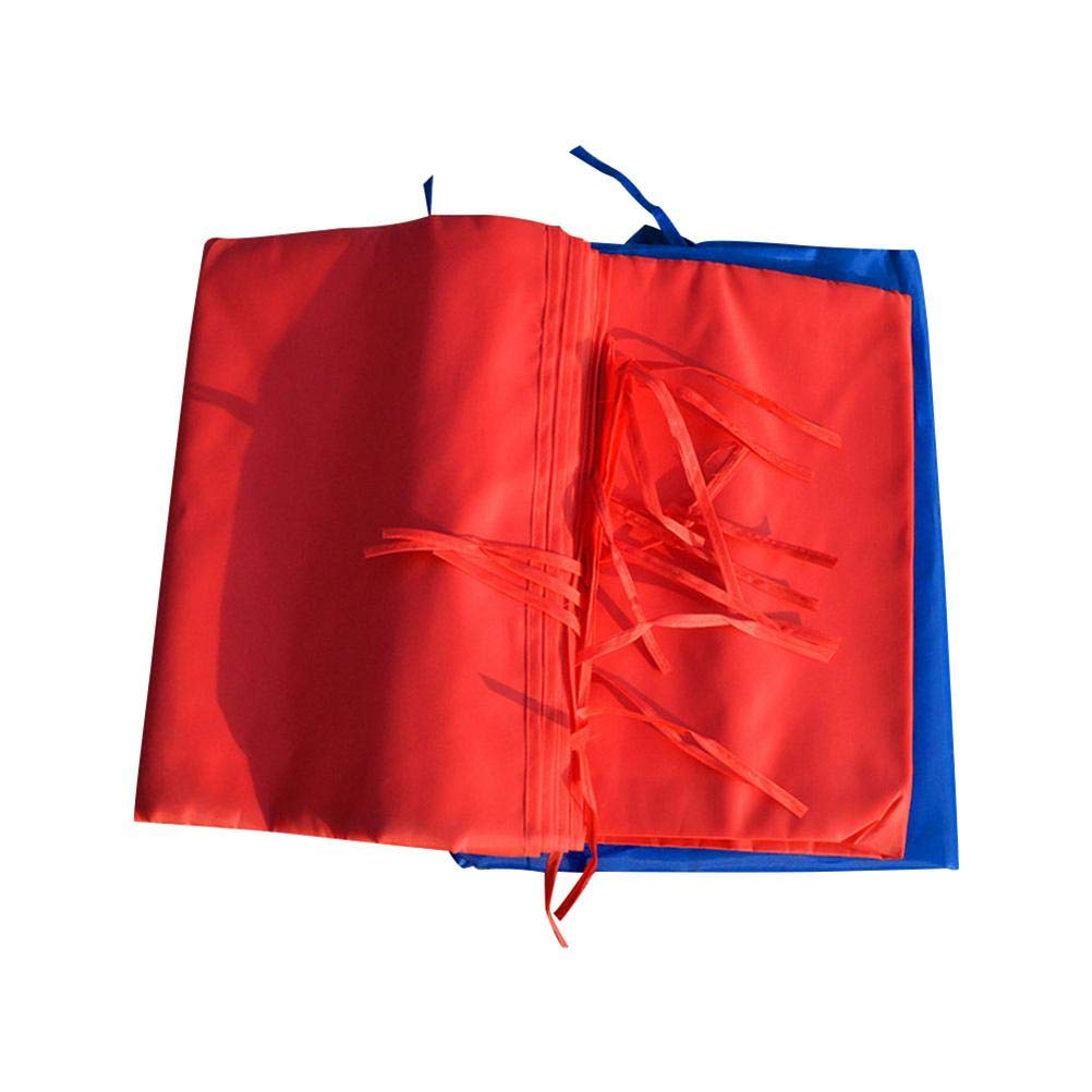 Gazebo, tenda a baldacchino istantaneo, parete laterale, tessuto Oxford impermeabile, 3 x 2 m, rosso, blu