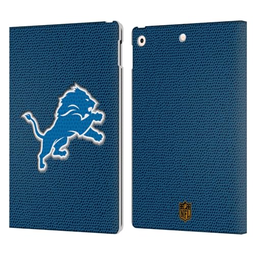 Étui iPad 10.2 NFL Detroit Lions cuir housse portefeuille tablette Apple