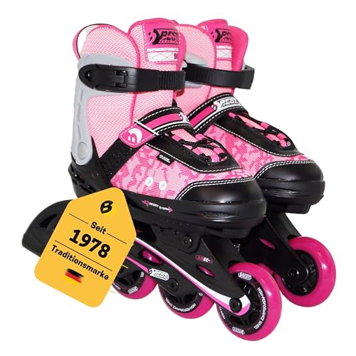 Best Sport- Rollers pour Enfants Taille 35-40 Rose/Noir, 30124