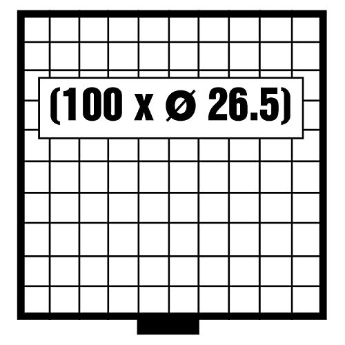 BEBA MB6109R Geldcassette, 81 x 29,6 mm, gratis vakken van rood vilt