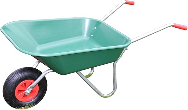 Garden Wheel Barrow With 65 Litre Polypropylene Tray