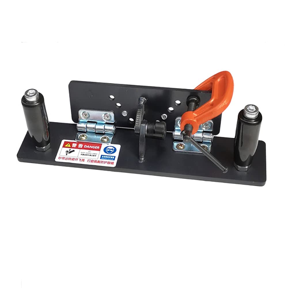 Jieotwice Professional Angle Adjustable Belt Grinder Knife Jig Cold Rolled Steel Belt Sander Knife Sharpening Locator Holder with Scale