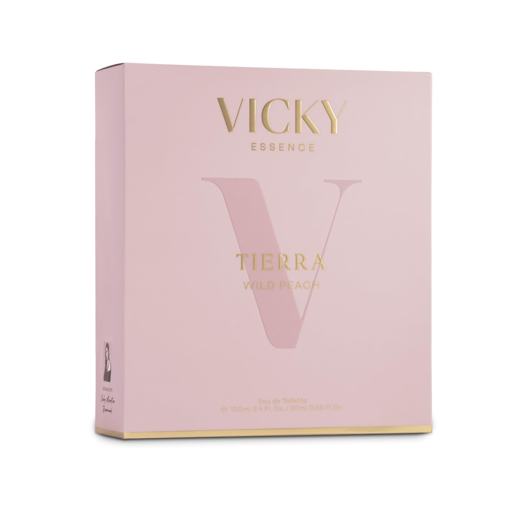 VICKY MARTIN BERROCAL SET Eau de Toilette TERRA 100 ml + EDT 20 ml | Profumo da donna | Fragranza floreale orientale e duratura | con note di pera, rosa e vaniglia