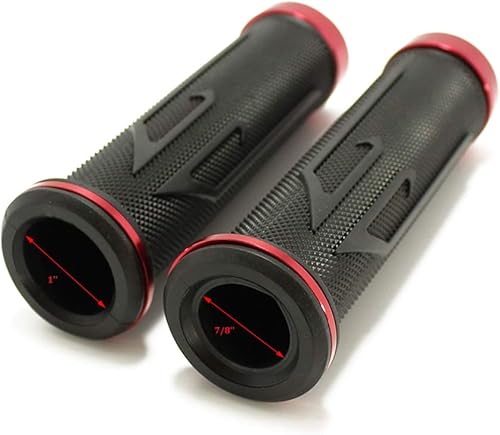 Miniatura 5 de Agarres universales de gel de goma para motocicleta de 78 "0.866 in manillar deportes bicicleta Chopper Cruiser Bike