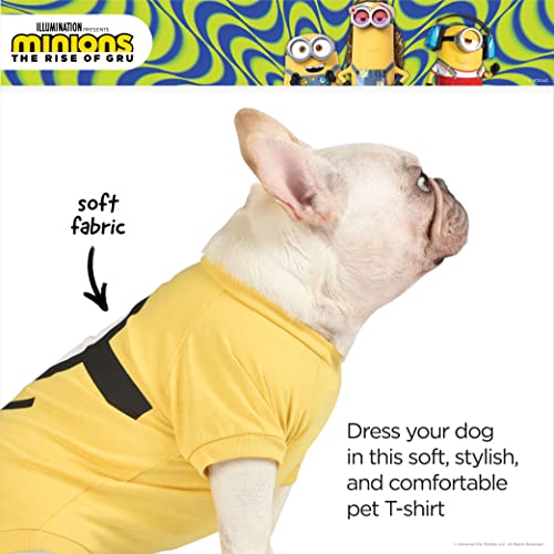 Minions Dog T Shirt, Size Xs Yellow | I Got My Eye On You | Gifts For Minions Fans And Their Pets | Officially Licensed Pet Product From Universal Studios #TOP3