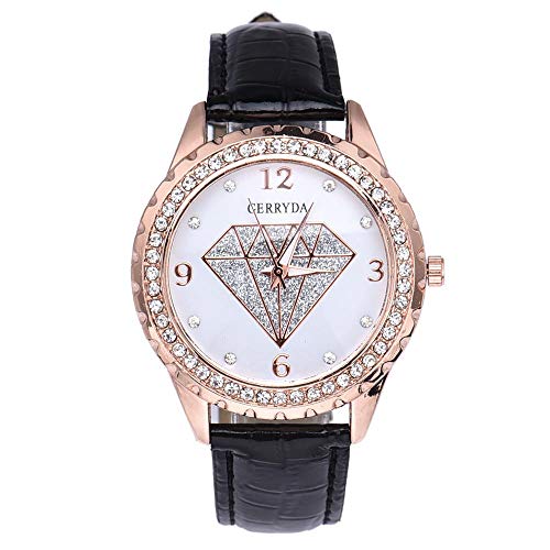 Imagen de Relojes de Mujer Reloj de Cuarzo clásico analógico para Mujer Relojes Mujer Elemento químico Reloj de Pulsera de Cuero Vestido de Regalos Nuevo