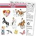 Produktbild 9-tlg. Tattoo-Set * BIBI & TINA * als Mitgebsel oder Geschenk | Sticker Bilder Kinder Kindergeburtstag Geburtstag Mädchen Pferde Blocksberg