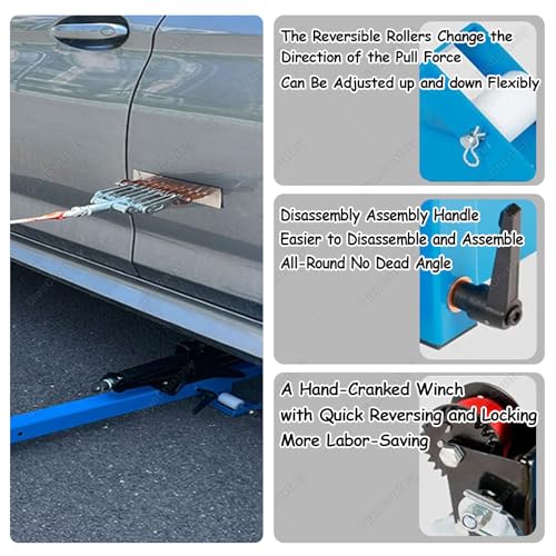 Extractor de abolladuras de coche ajustable de 100-920 mm para trabajos de carrocería 4