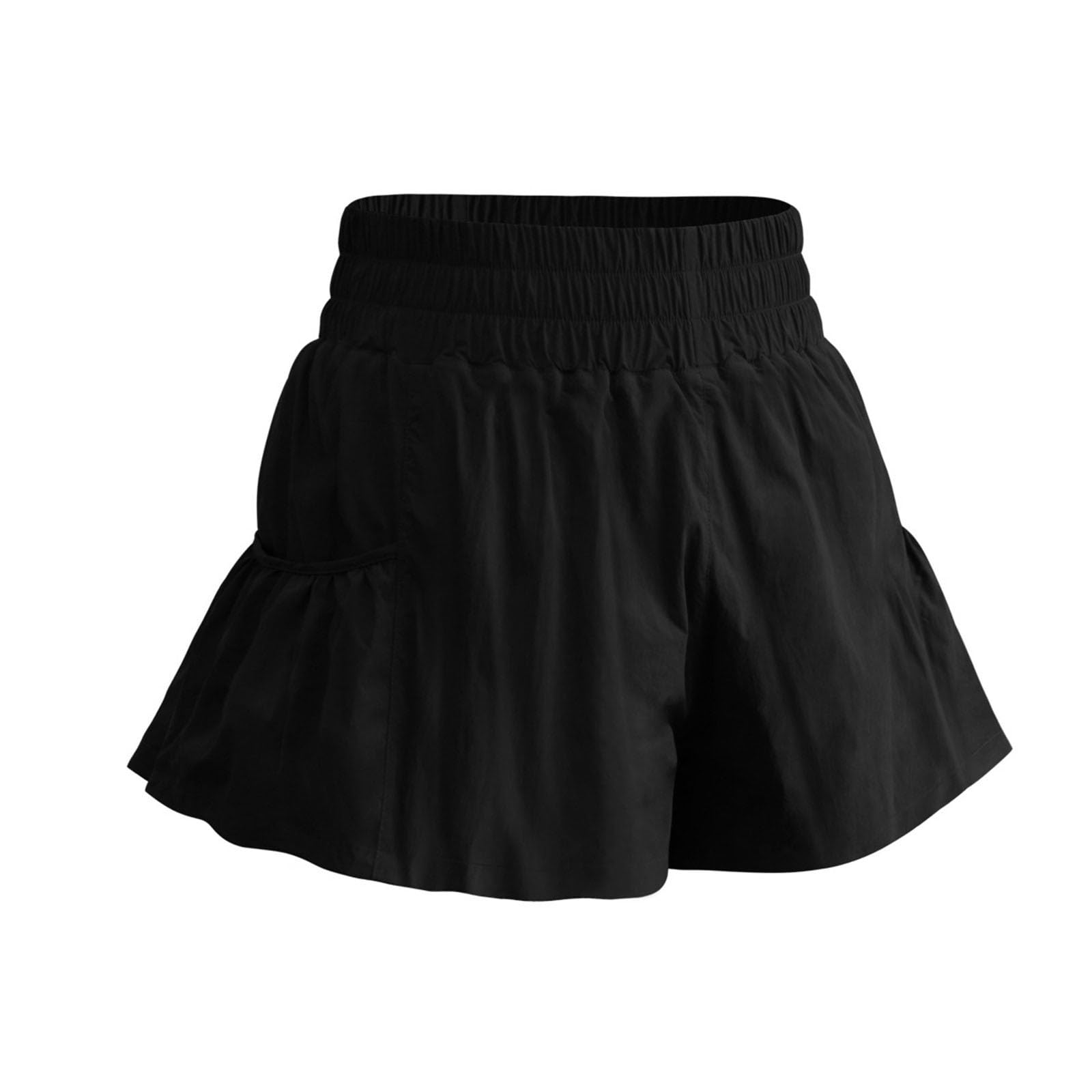 Bermudas Mujer con cordón y bolsillos shorts Veraniegos bermudas con cordón shorts Elásticos y suaves Cómodos Elásticos Ligeros pantalones cortos Holgados Transpirables Elegantes pantalones cortos