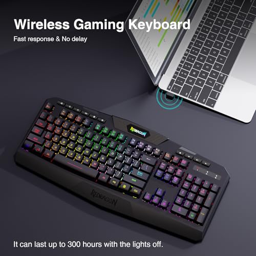 Redragon K503-KS Wireless Gaming Keyboard, Rgb Led Backlit thumb #3