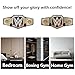 QUTHZZHY Wrestling Belt Display Holder Wall Mount Set, Professional Wrestling Title Belt Hanger, WWE Belt Hanger for Adults & Kids, Secure Rack for Wrestling Gifts and Awards, 4PCS