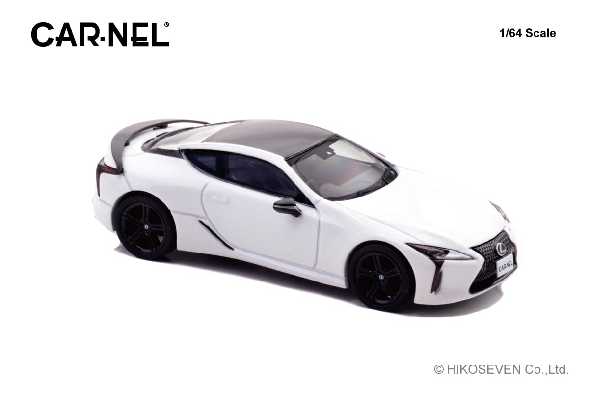 CARNEL CN640043 1/64 Lexus LC500 AVIATION 2021 White Nova Glass