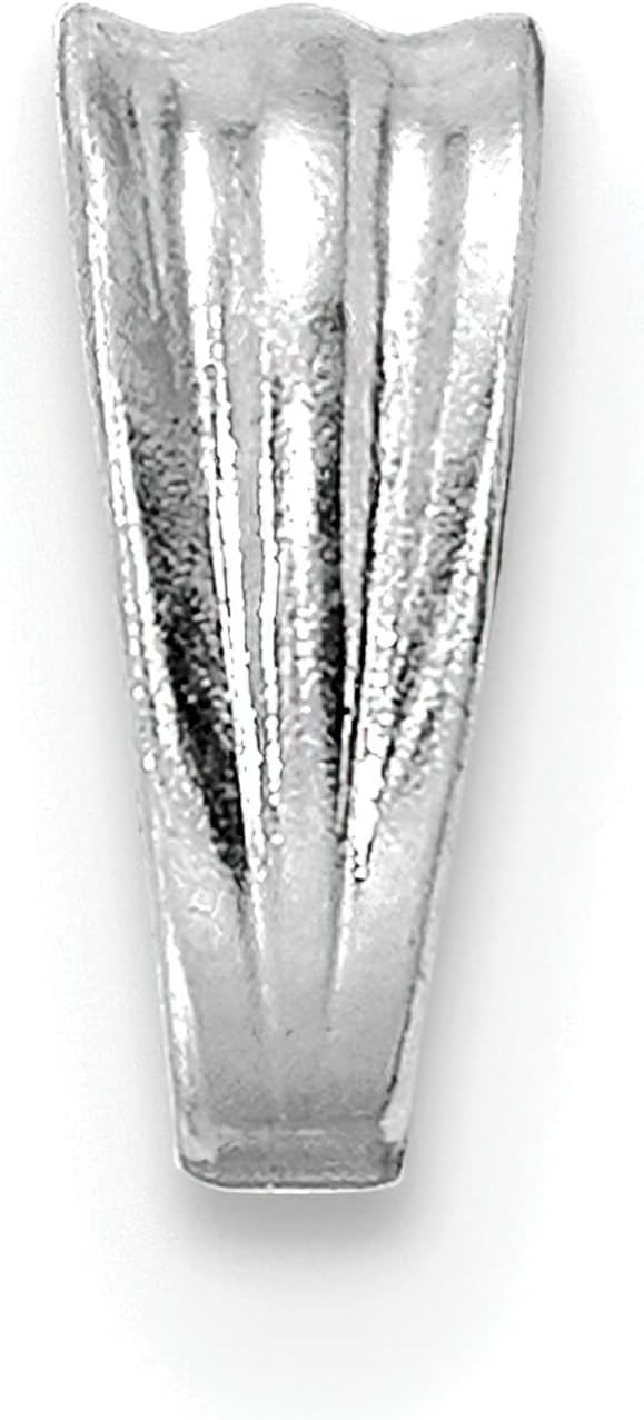14K White Gold Snap On Bail Jewelry Making Jewelry Finding