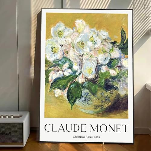 Affiche vintage Claude Monet 70x100 cm sans cadre pour salon